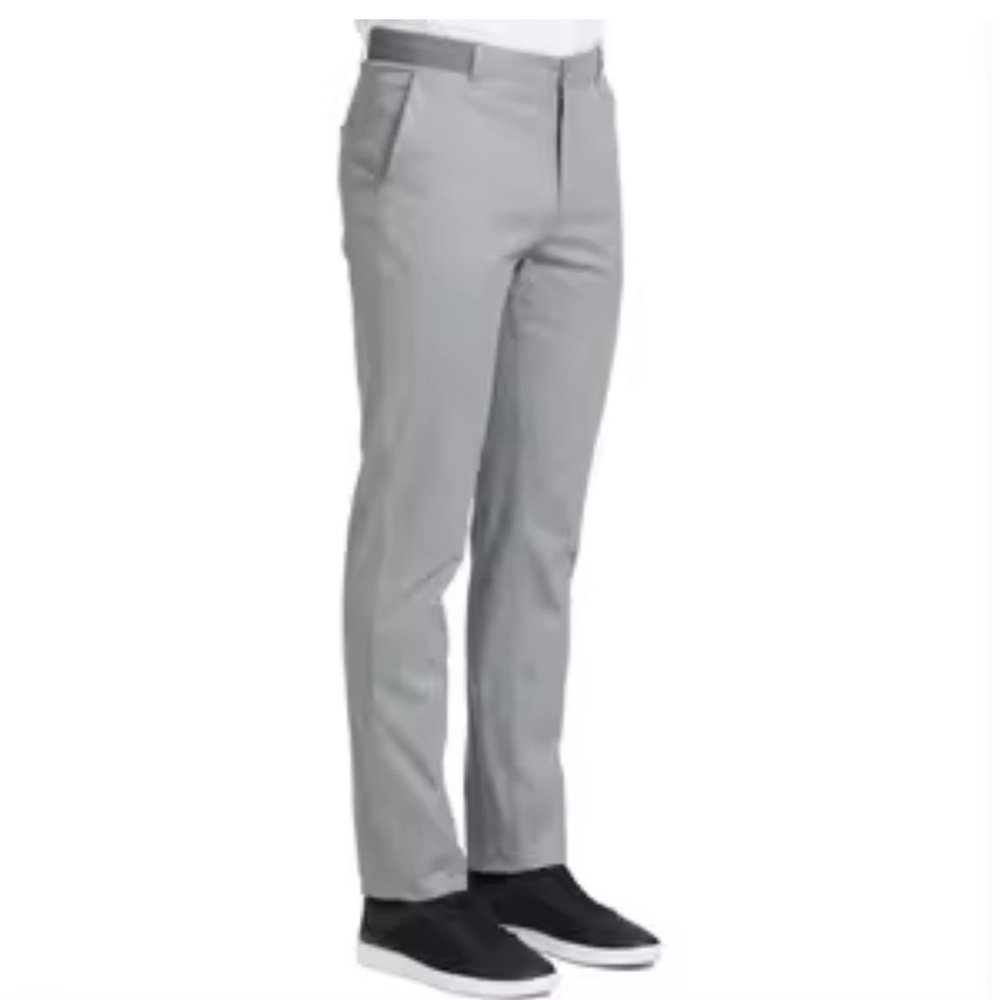 Adidas men’s size 34/32 ultimate golf performance pants, gray color with pockets